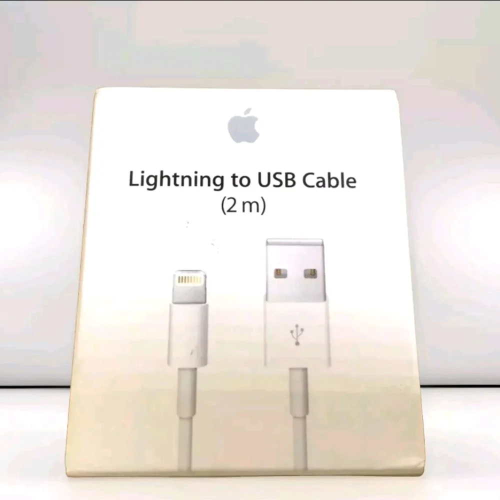 3 Apple iPhone ipad charger 2m (6.6') USB Type-A to Lightning Charging Cable lot